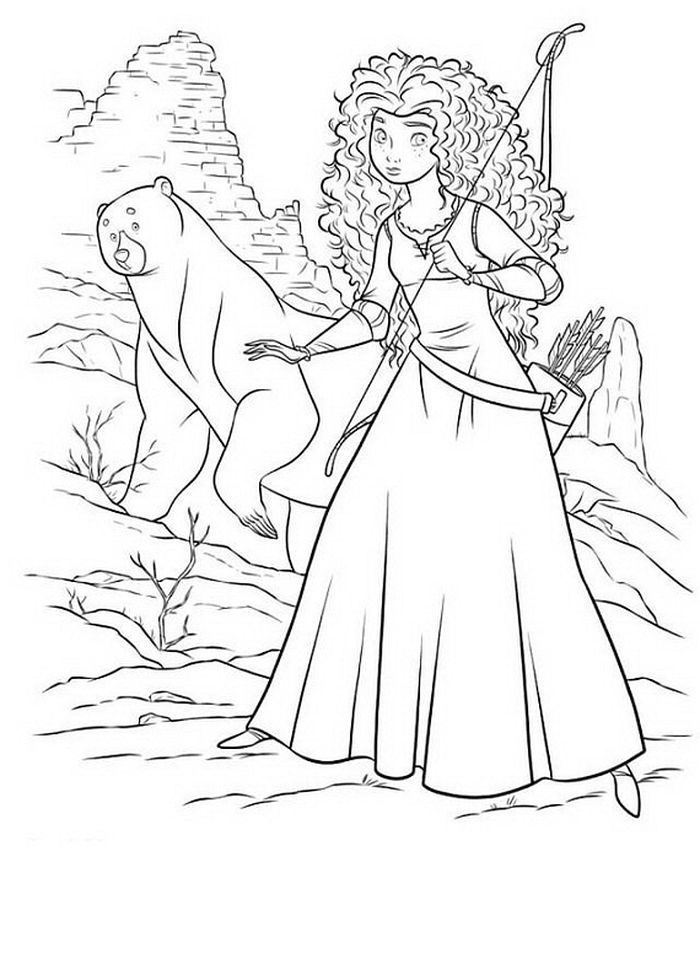 Merida Coloring Pages