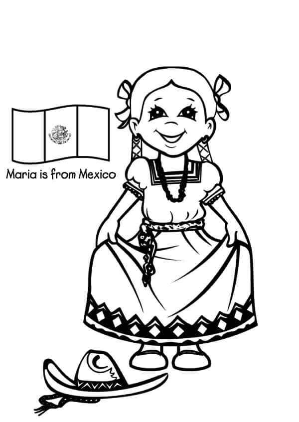 Mexico Independence Day Coloring Pages
