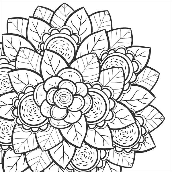 Mindfulness Coloring Pages Lotus