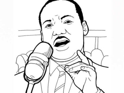 Mlks Speech Coloring Page