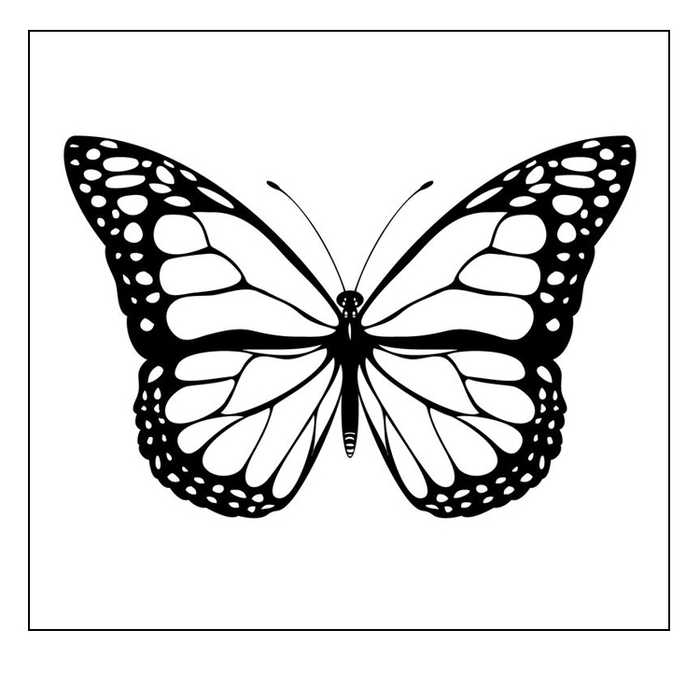 Monarch Butterfly Coloring Pages 1
