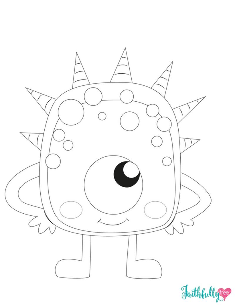 Monster High Coloring Pages Baby