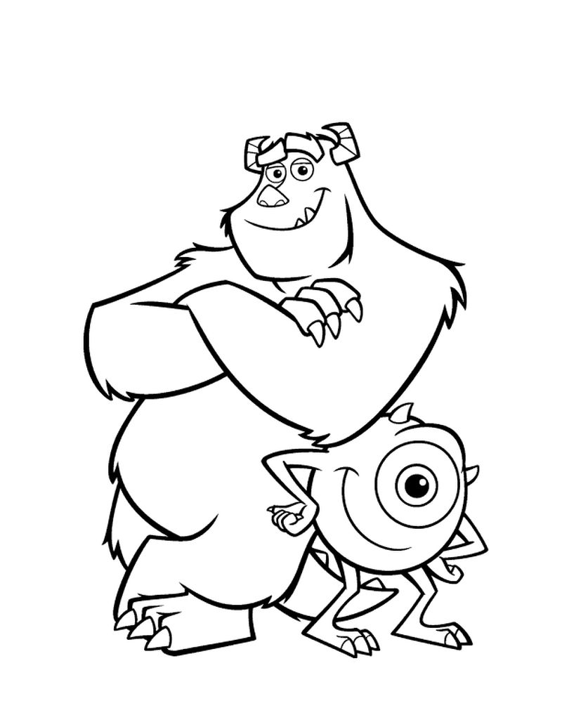 Monster Coloring Pages PDF Ideas For Kids - Coloringfolder.com