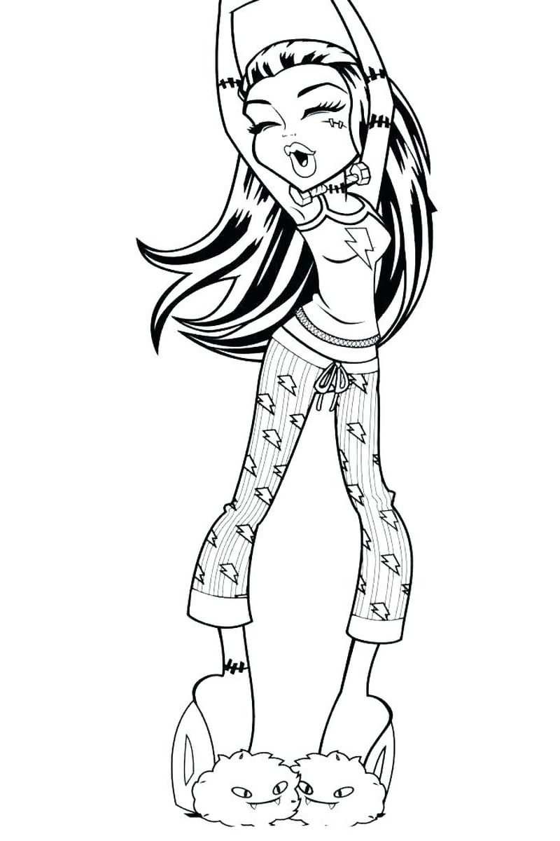 Monster High Logo Coloring Pages