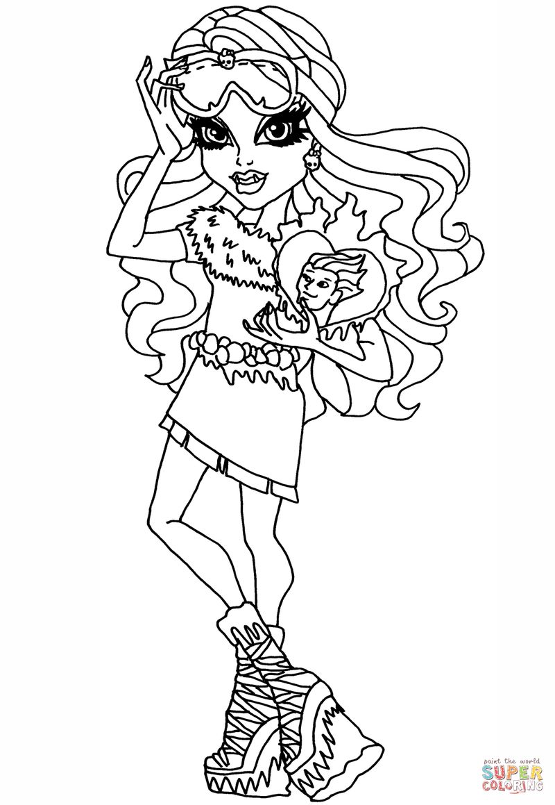 Monster High School Coloring Pages