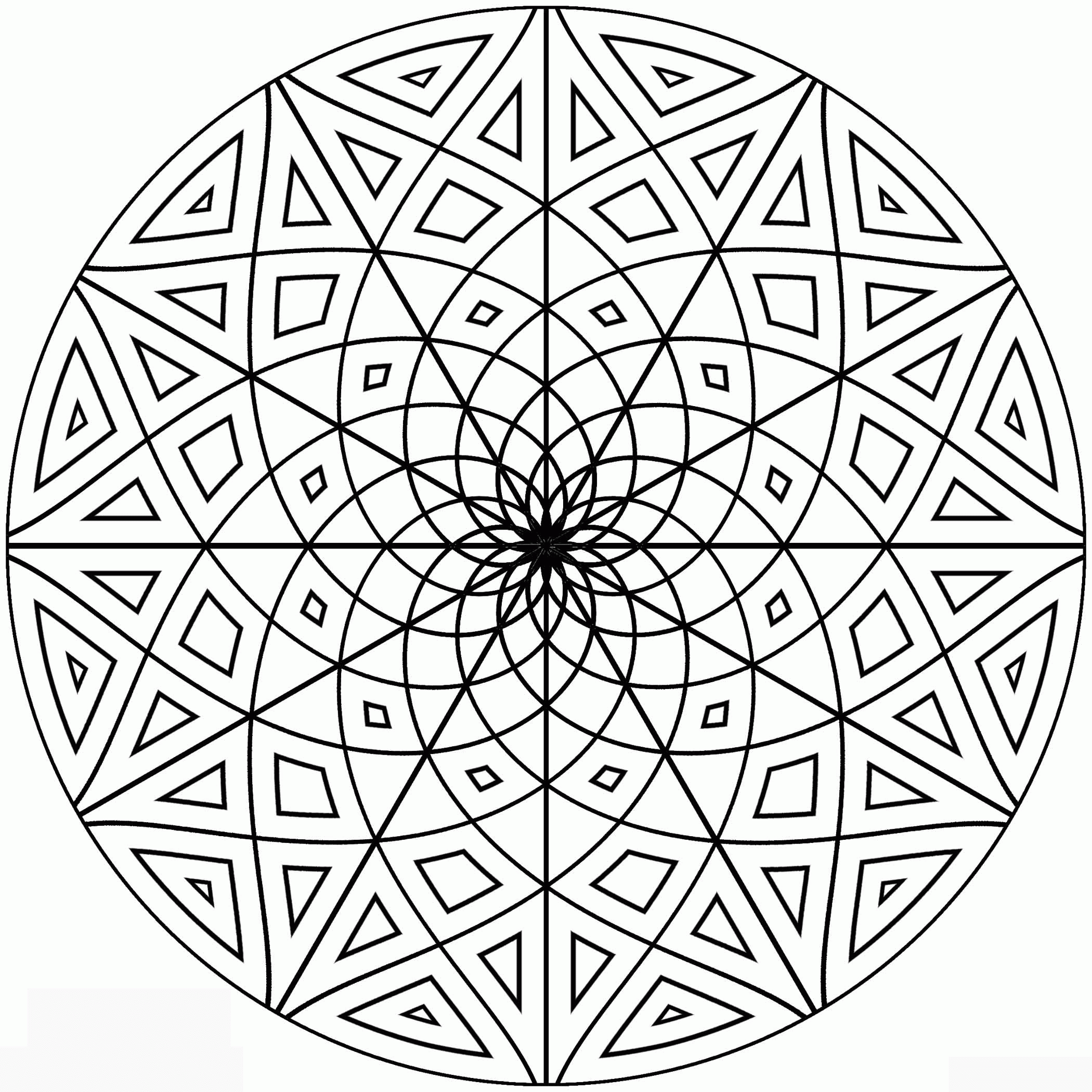 mosaic patterns coloring pages