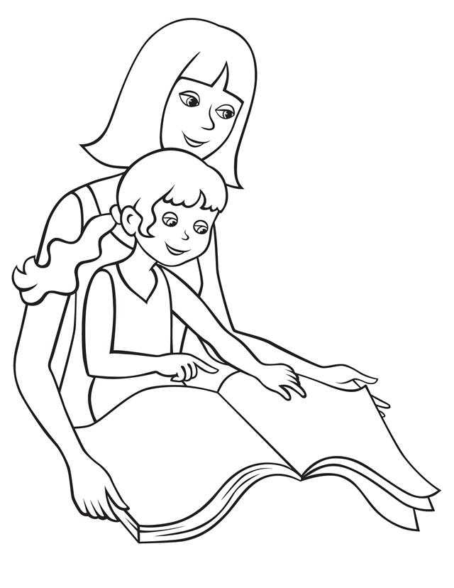 Mothers Day Coloring Page Free