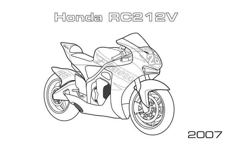 Motorcycle Coloring Pages For Kids