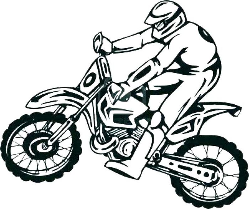 Motorcycle Coloring Pages For Toddlers