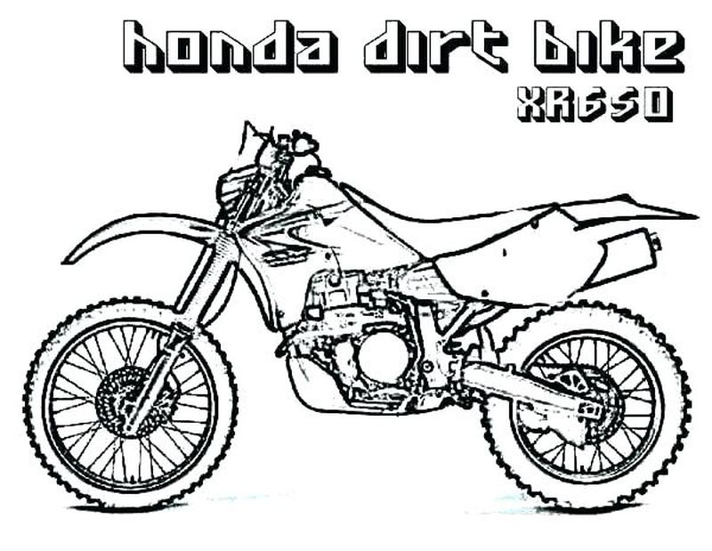 Motorcycle Coloring Pages Harley Davidson Easy