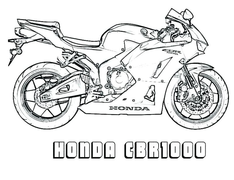 Motorcycle Coloring Pages PDF For Your Kids - Coloringfolder.com