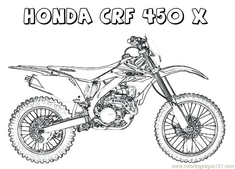 Motorcycle Coloring Pages Printable Free