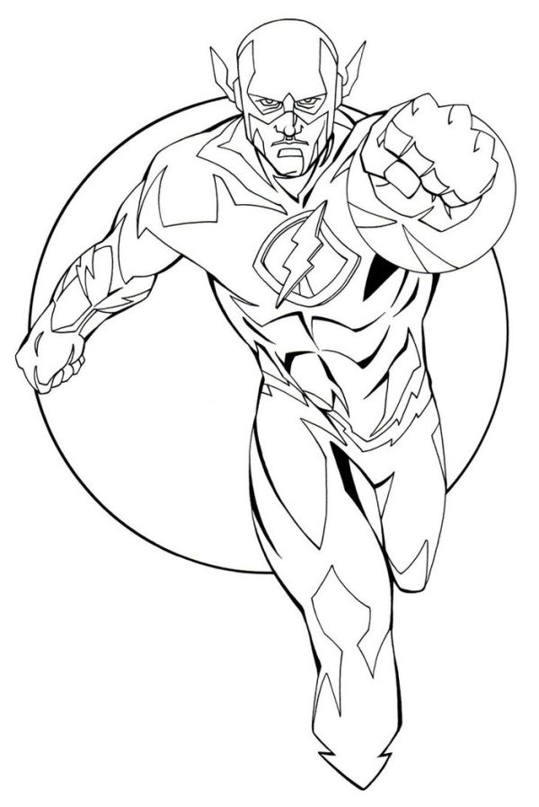 Movie flash coloring pages
