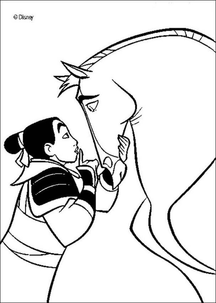 Mulan Movie Coloring Pages