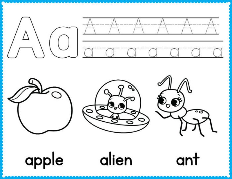 Musical Alphabet Coloring Pages