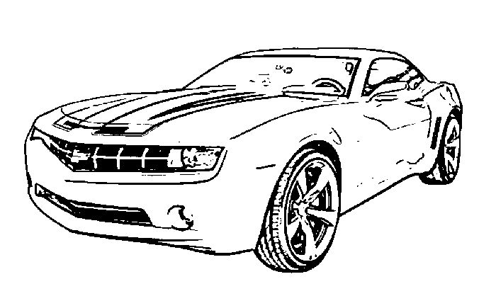 Mustang Car Coloring Pages