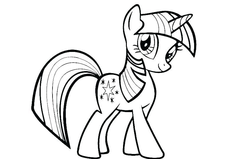 My Little Pony Printable Coloring Pages Rainbow Dash