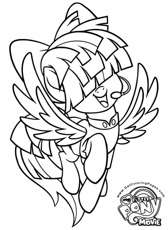My Little Pony The Movie Coloring Page Songbird Serenade