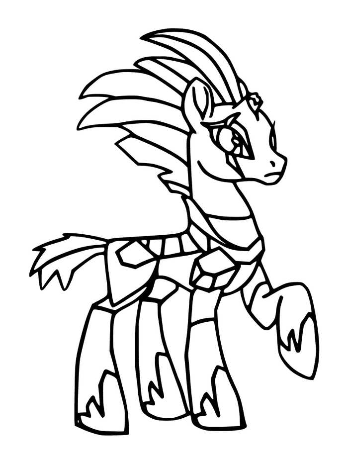 My Little Pony The Movie Coloring Page Tempest Shadow