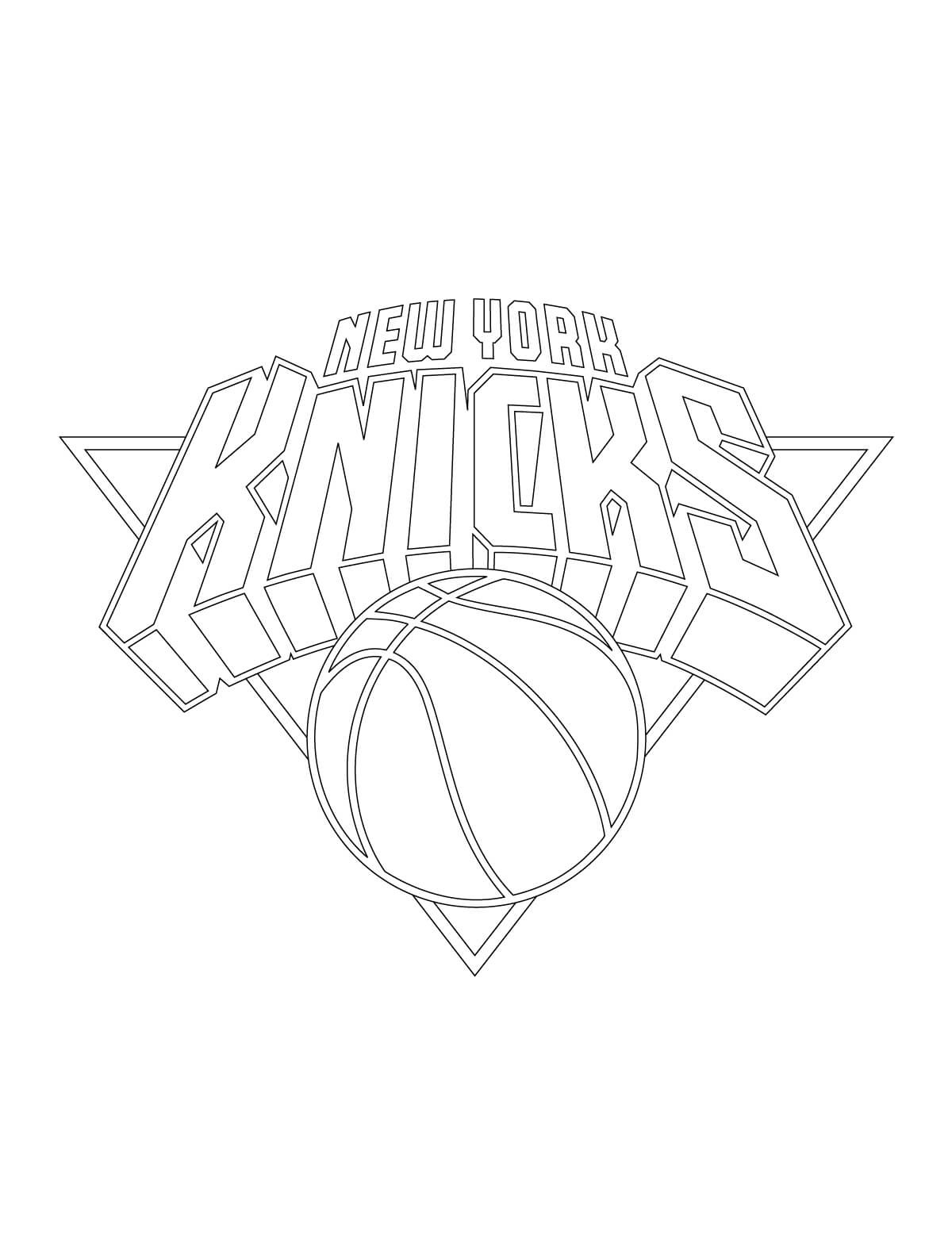nba new york knicks coloring pages
