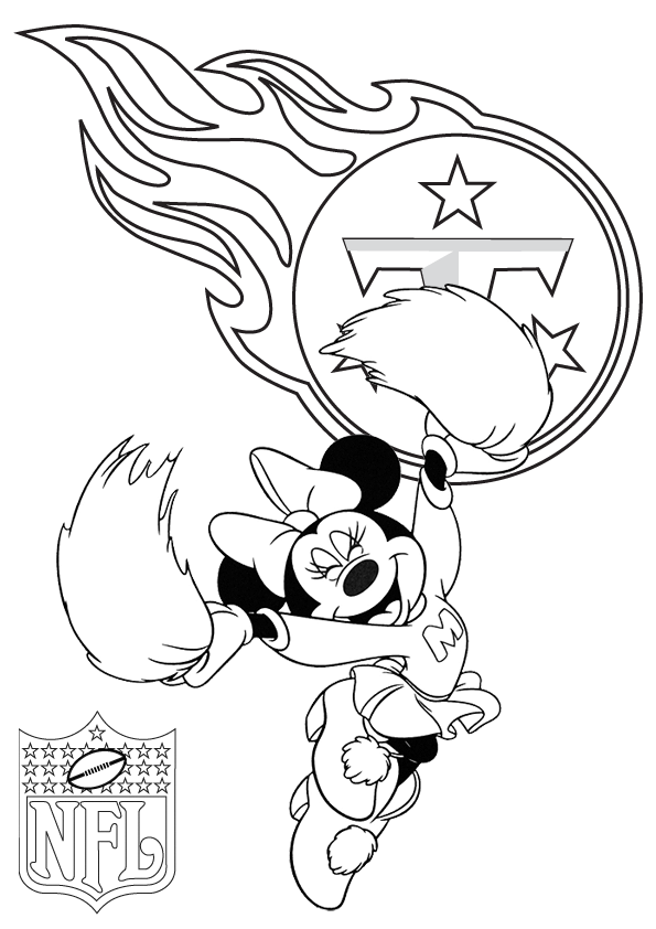 nfl tennessee titans coloring pages