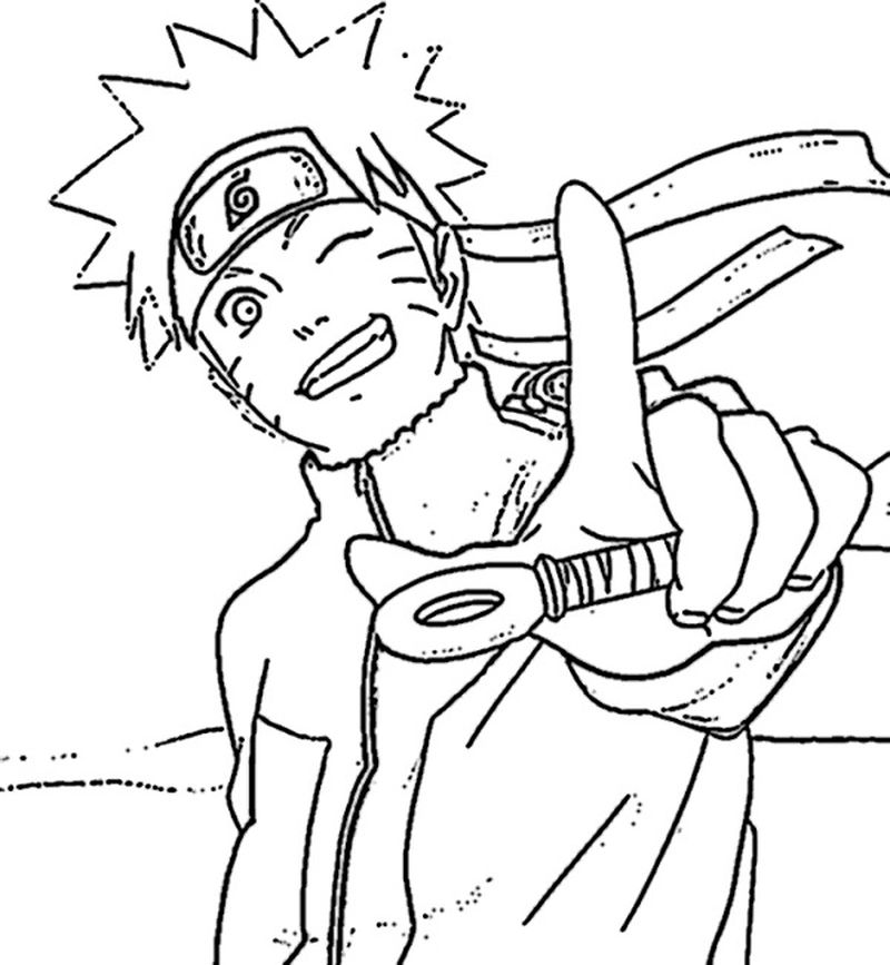 Naruto And Hinata Coloring Pages