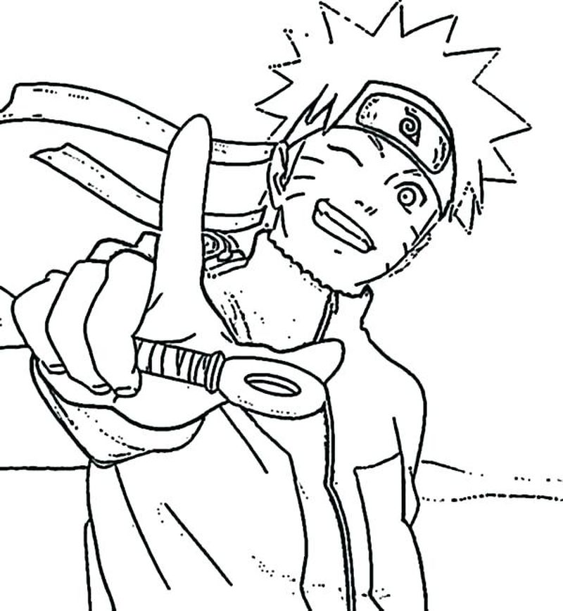 Naruto Anime Coloring Pages