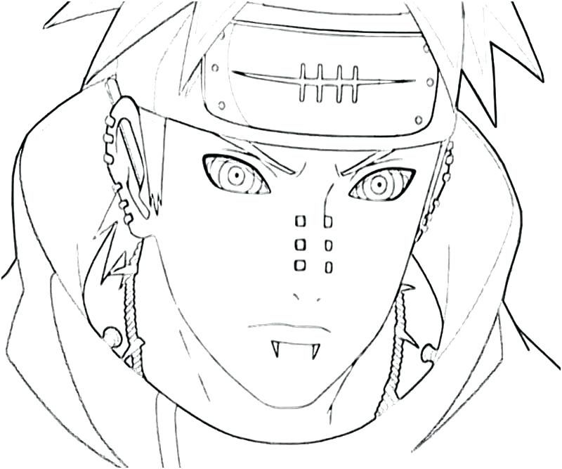 Naruto Characters Coloring Pages