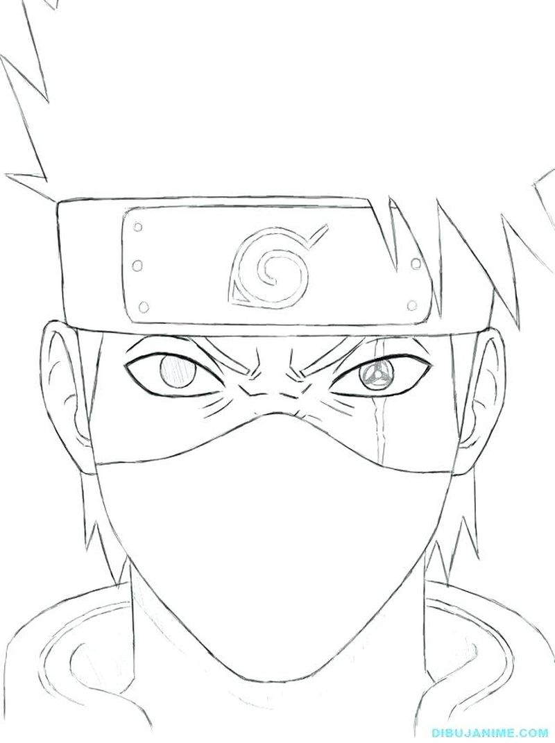 Naruto Coloring Book Pages