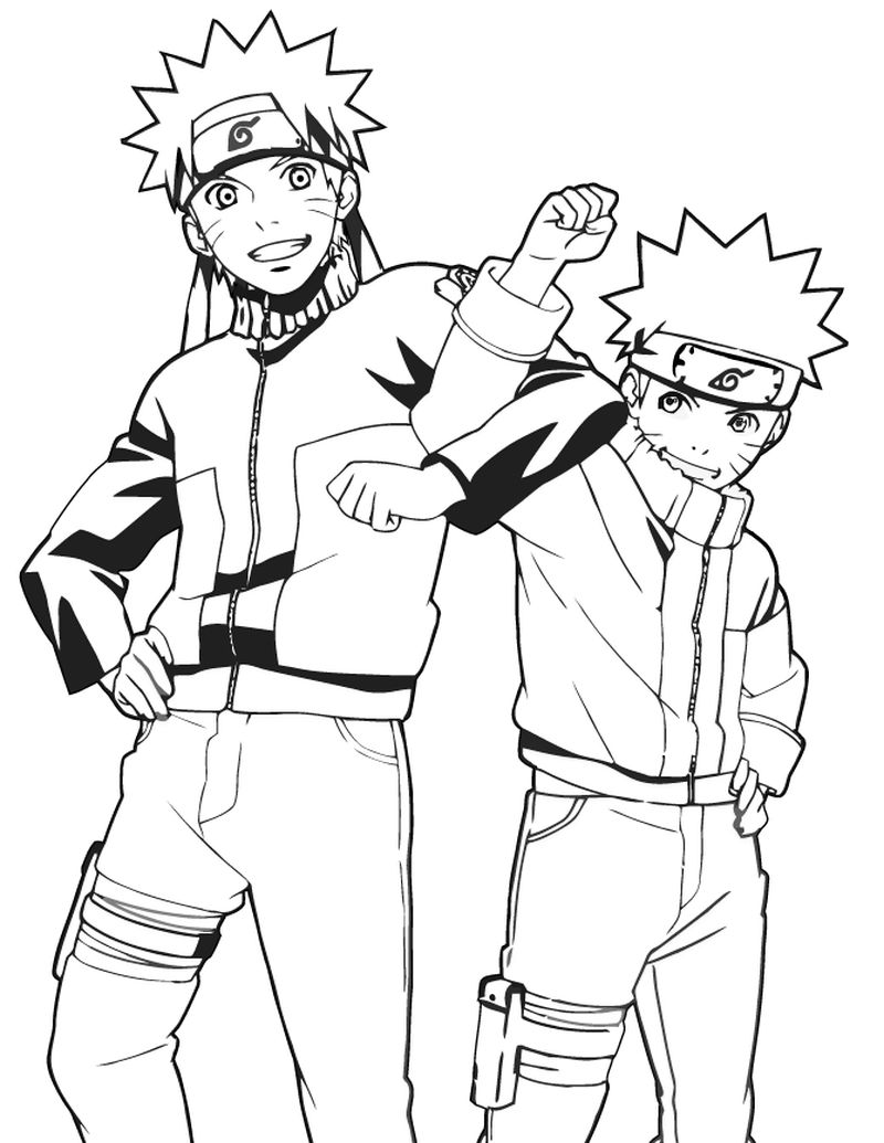 boruto 1 Coloring Page - Anime Coloring Pages