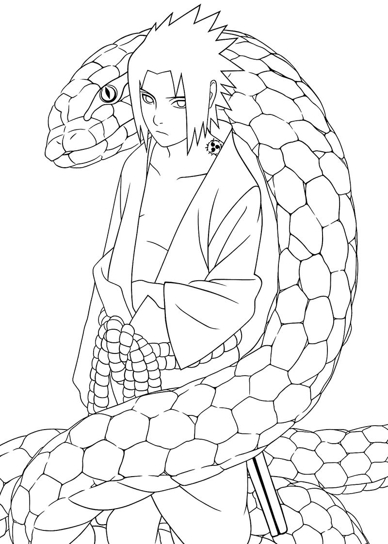 Naruto Coloring Pages For Kids