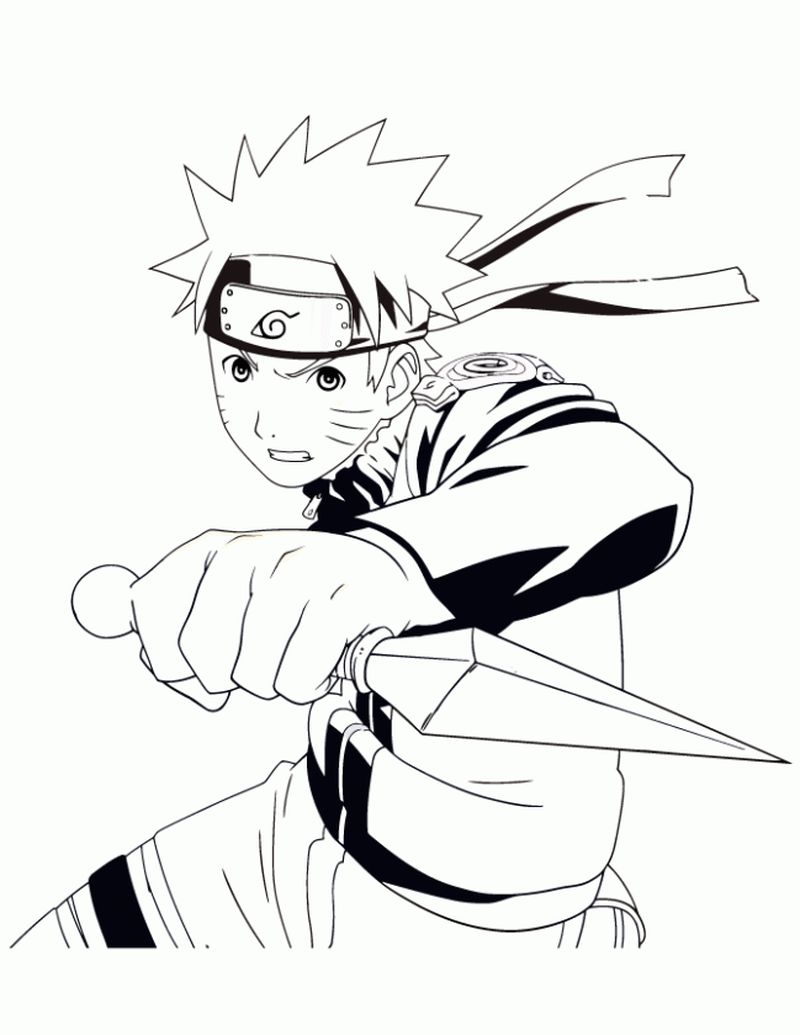 Naruto Coloring Pages Free