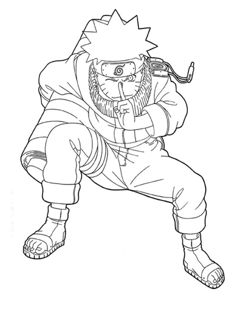 Naruto Coloring Pages Kids