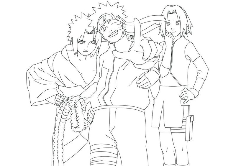 Naruto Manga Coloring Pages