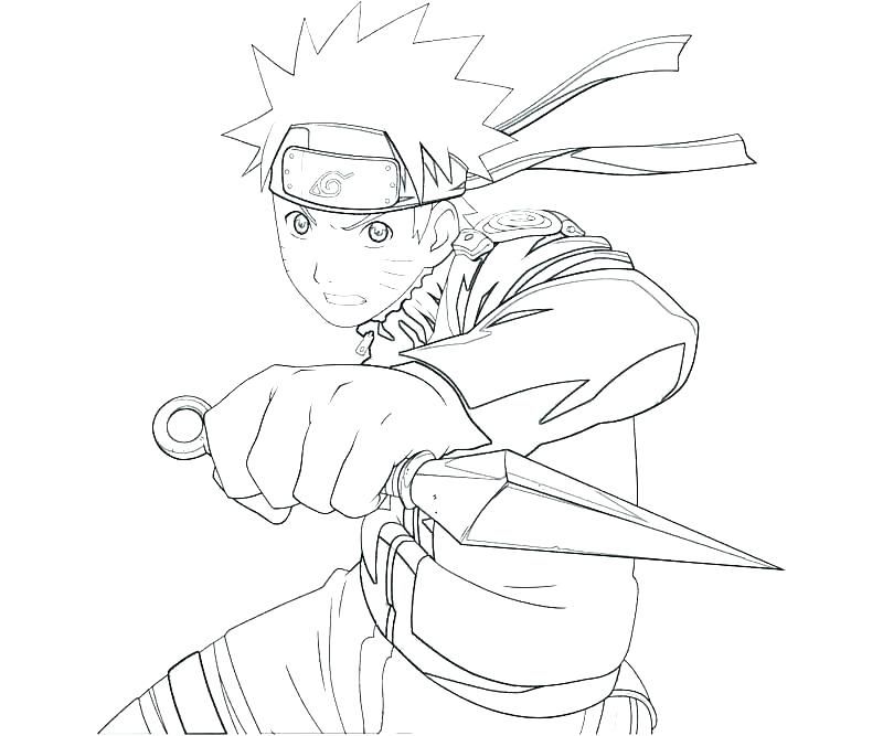 Naruto Print Out Coloring Pages