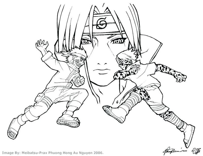 Naruto Printable Coloring Pages