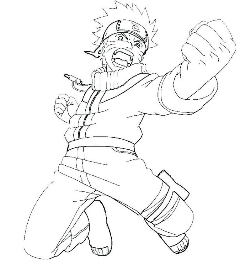Naruto Shippuden Printable Coloring Pages