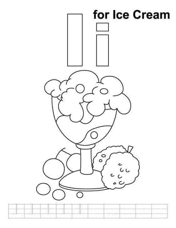 National Ice Cream Day Coloring Pages