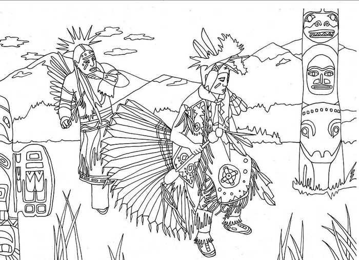 Native American Coloring Sheets To Print