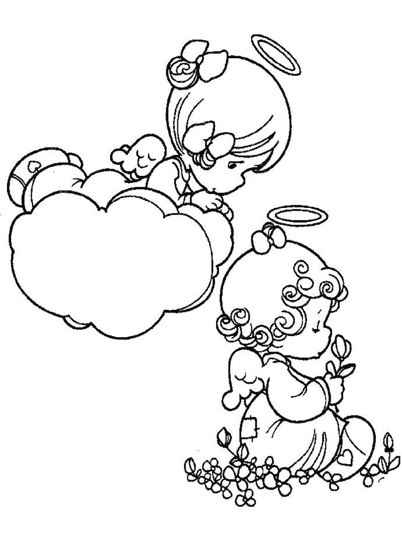 Nativity Coloring Pages Precious Moments