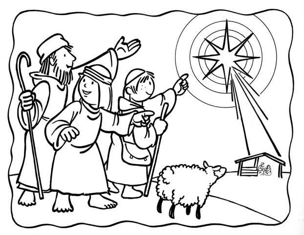 Nativity Coloring Pages To Print 1