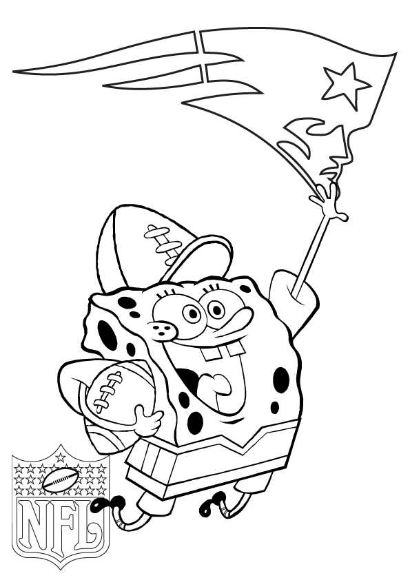 New England Patriots Coloring Pages Free