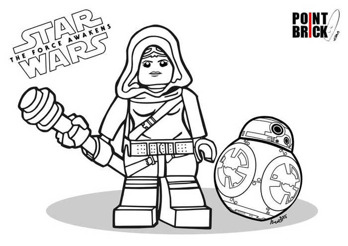 New Lego Star Wars Coloring Pages