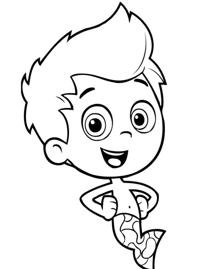 Nickelodeon Bubble Guppies Coloring Pages