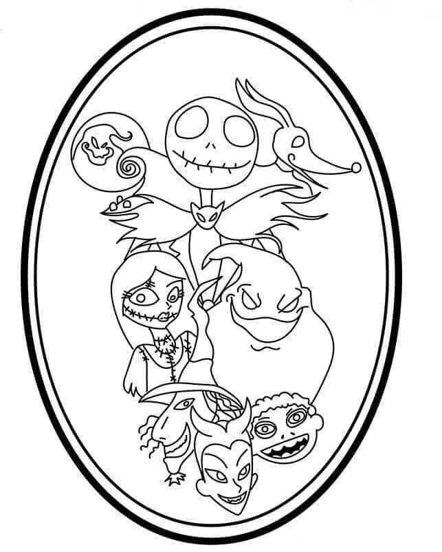 22 Nightmare Before Christmas Coloring Pages (Free PDFs)