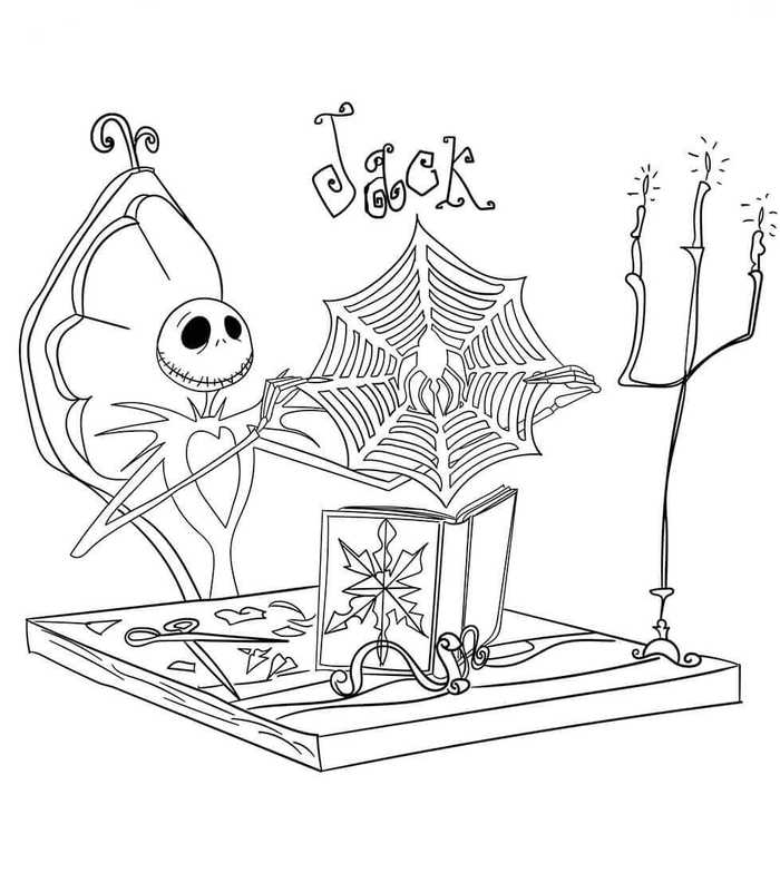 Nightmare Before Christmas Coloring Sheets Printable