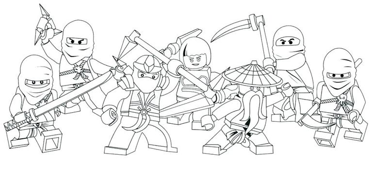 Ninja Coloring Pages For Boys