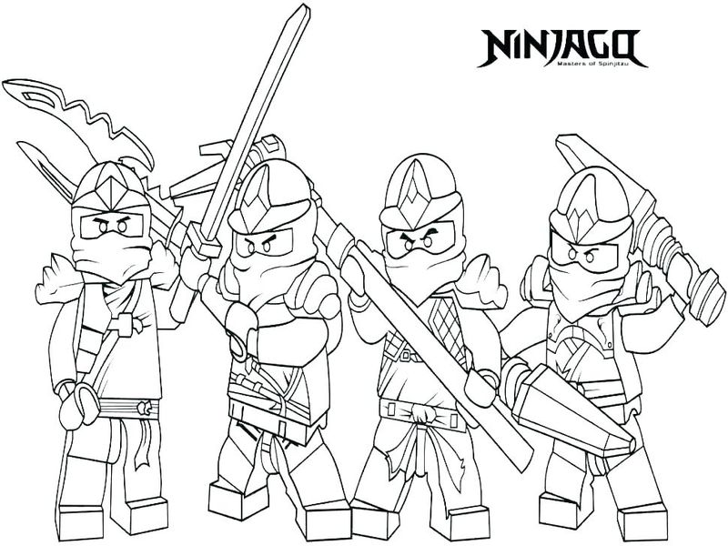 Ninja Free Coloring Pages