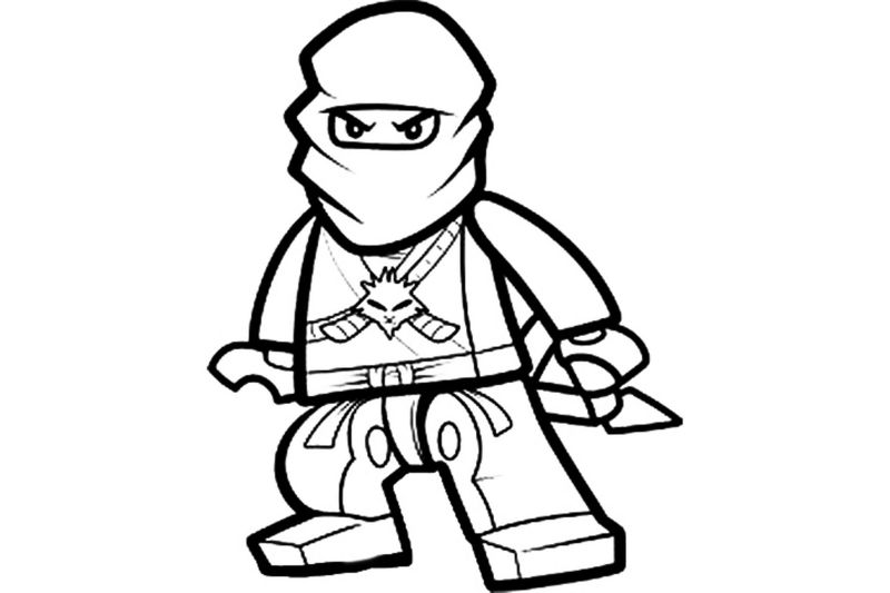 Ninja Girl Coloring Pages