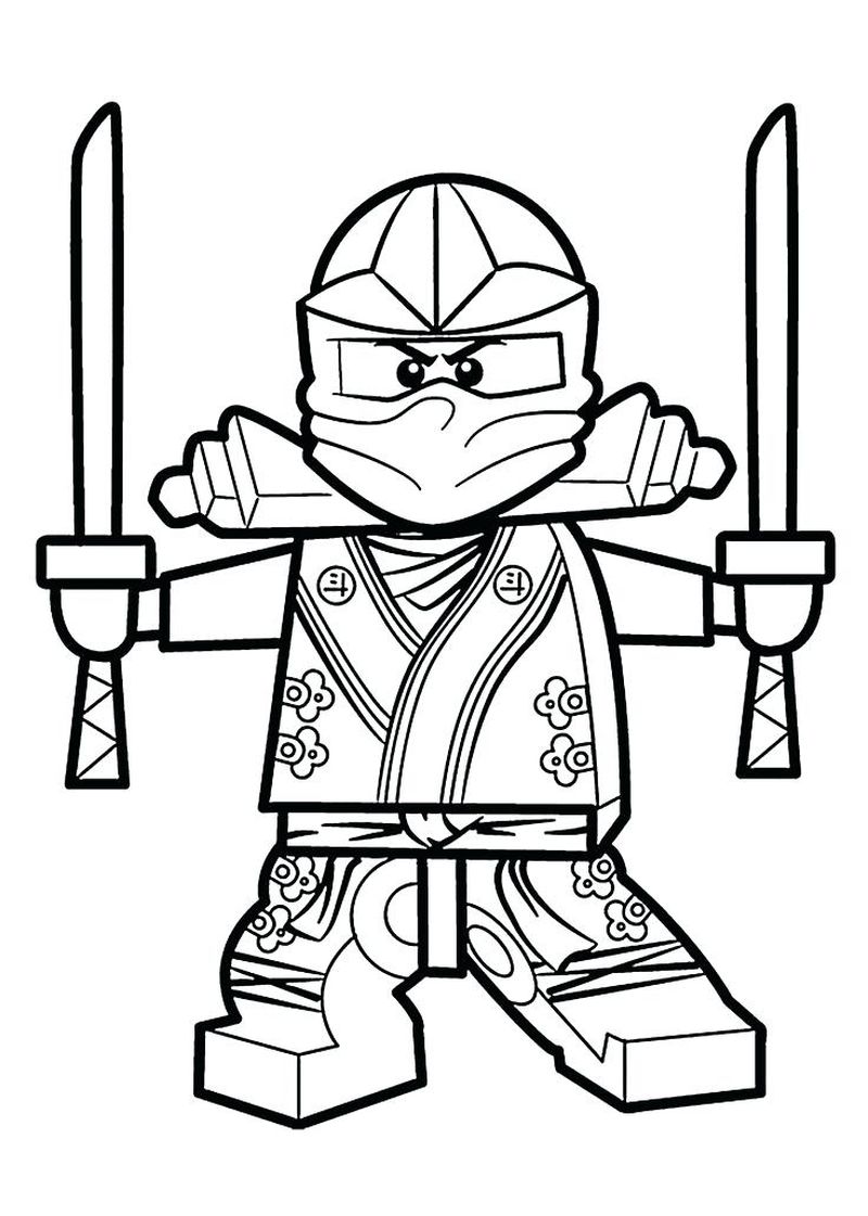 Ninja Star Coloring Pages